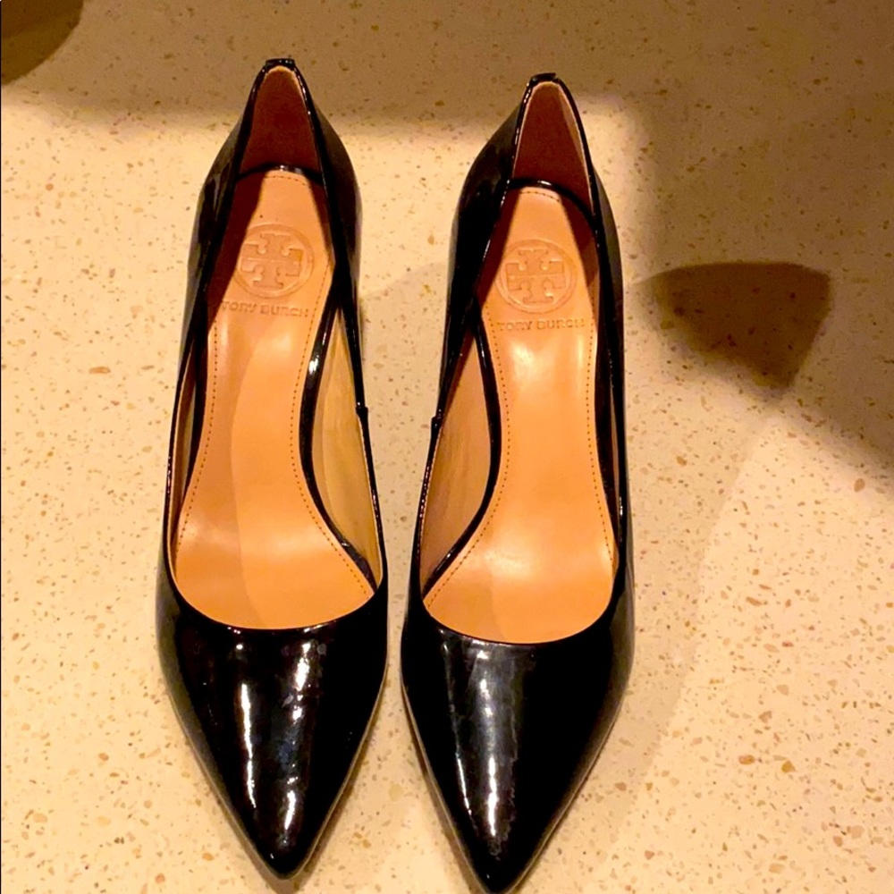 Tory Burch patent leather pumps